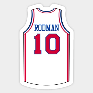 Dennis Rodman Detroit Jersey Qiangy Sticker